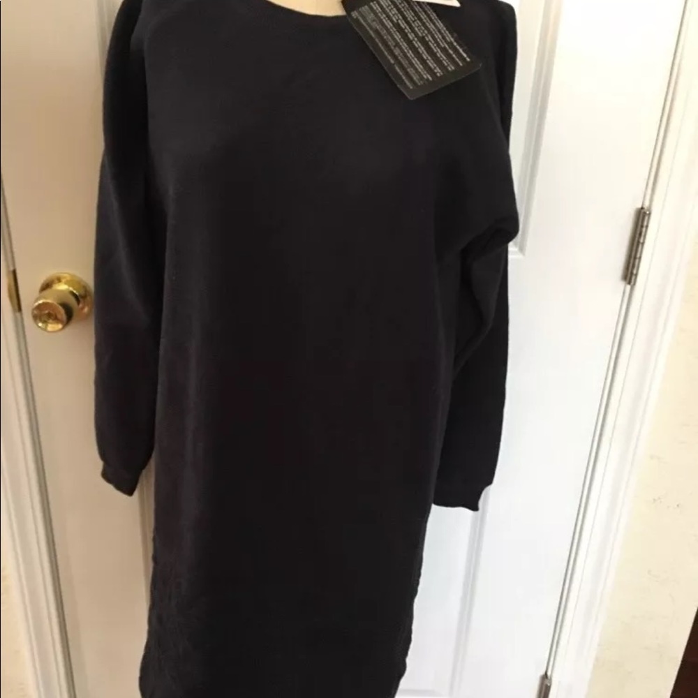 MANOUSH  ROBE Quilt EMBROIDERED DRESS S/XS